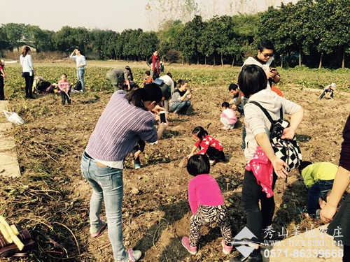 圖1:杭州京都實(shí)驗(yàn)幼托園小盆友進(jìn)駐秀山美地開展采摘親子游 圖1:杭州京都實(shí)驗(yàn)幼托園小盆友進(jìn)駐秀山美地開展采摘親子游